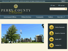 Tablet Screenshot of perrycountymo.us